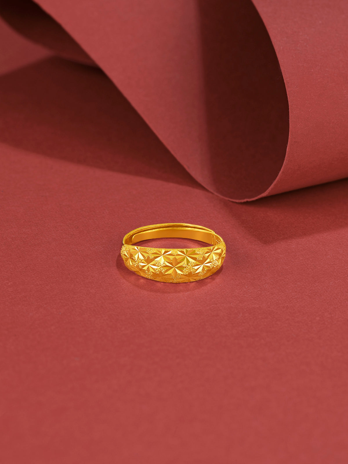 999 24K Gold Ring 3.4-3.7g AA014209