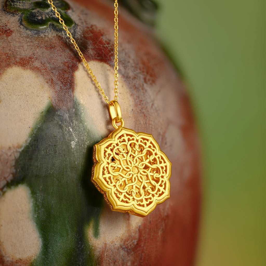 "Xi An" 999 24K Gold Pendant 11.53-12.53g A0413291