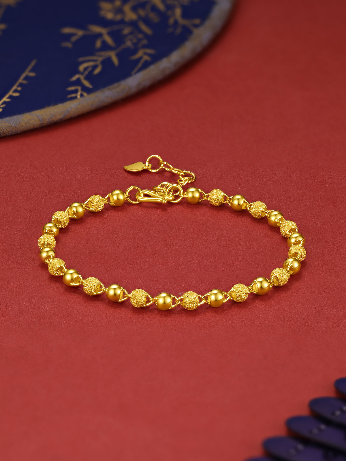 999 24K Gold Chain Bracelet 6-7g A0711066