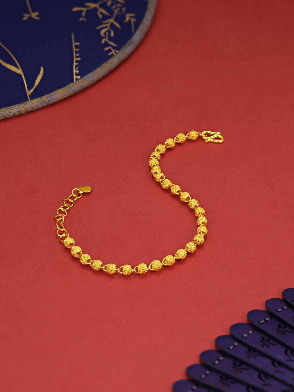 999 24K Gold Chain Bracelet 6-7g A0711065