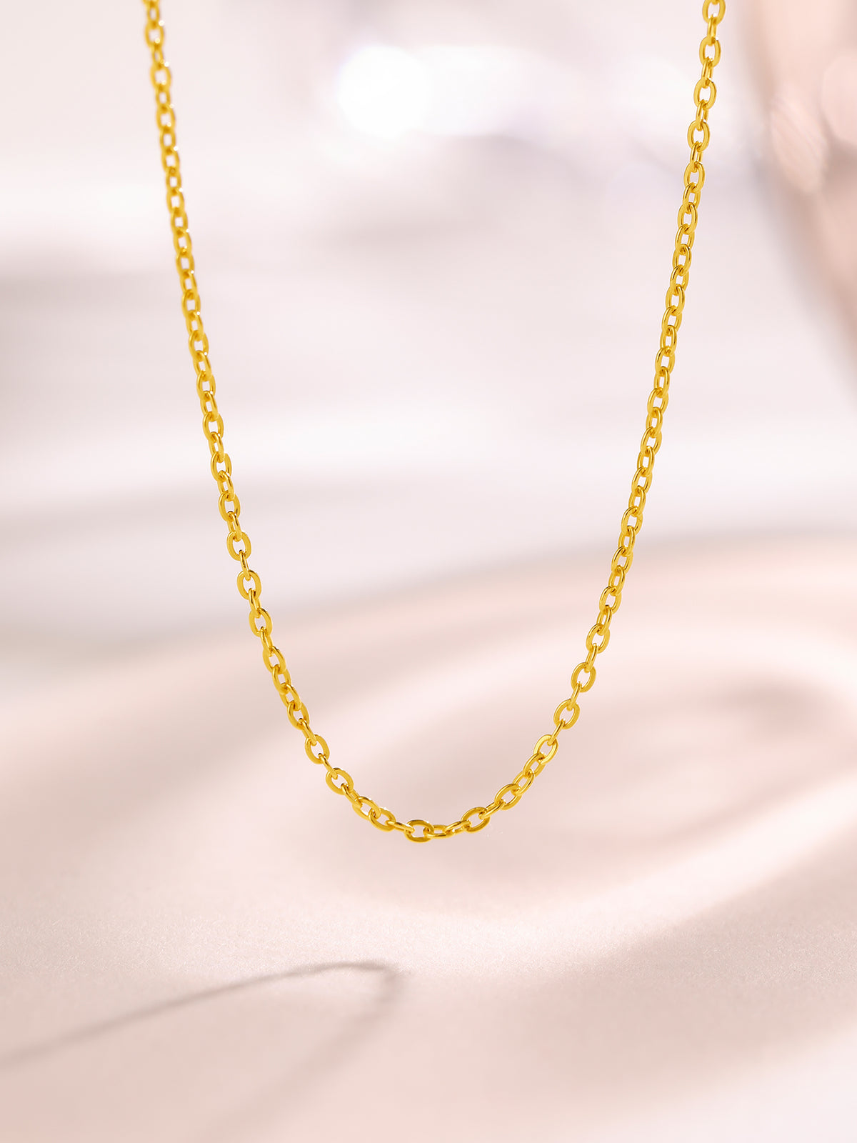 999 24K Gold Necklace 2.5-3.2g A0510871