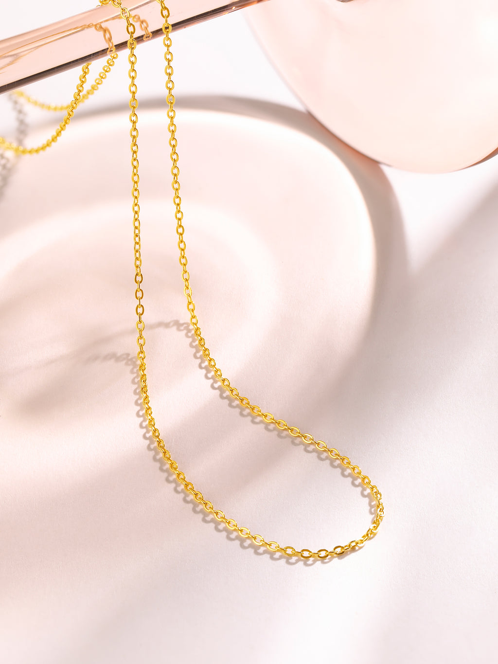 999 24K Gold Necklace 2.5-3.2g A0510871
