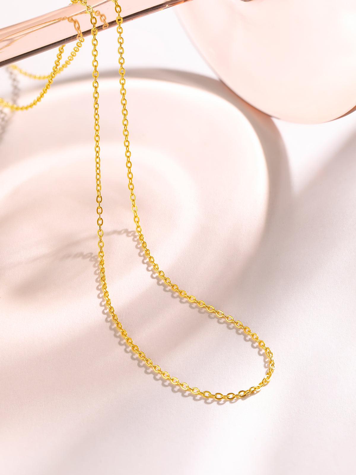 999 24K Gold Necklace 2.5-3.2g A0510871