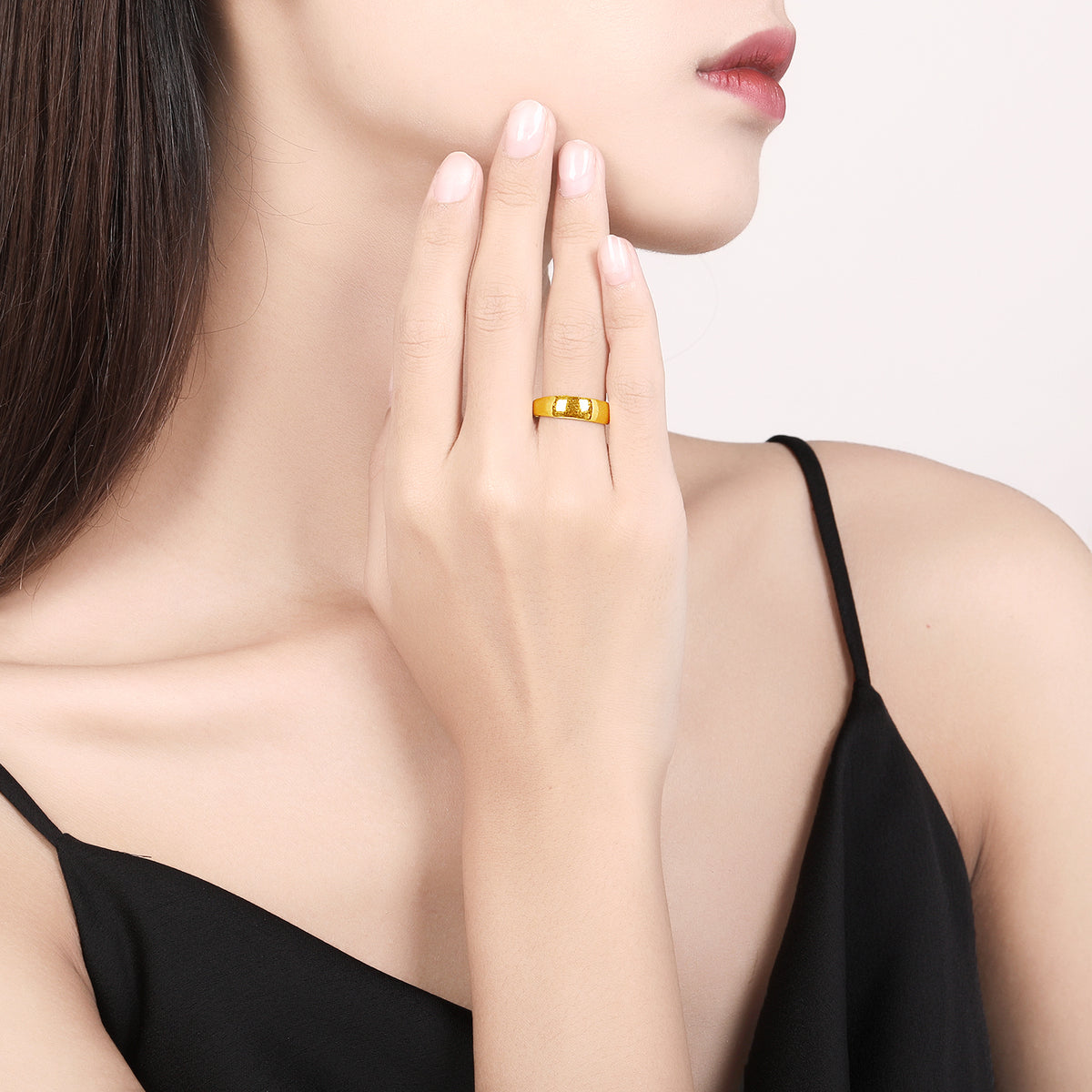 999 24K Gold Ring 4.2-4.7g AA016747