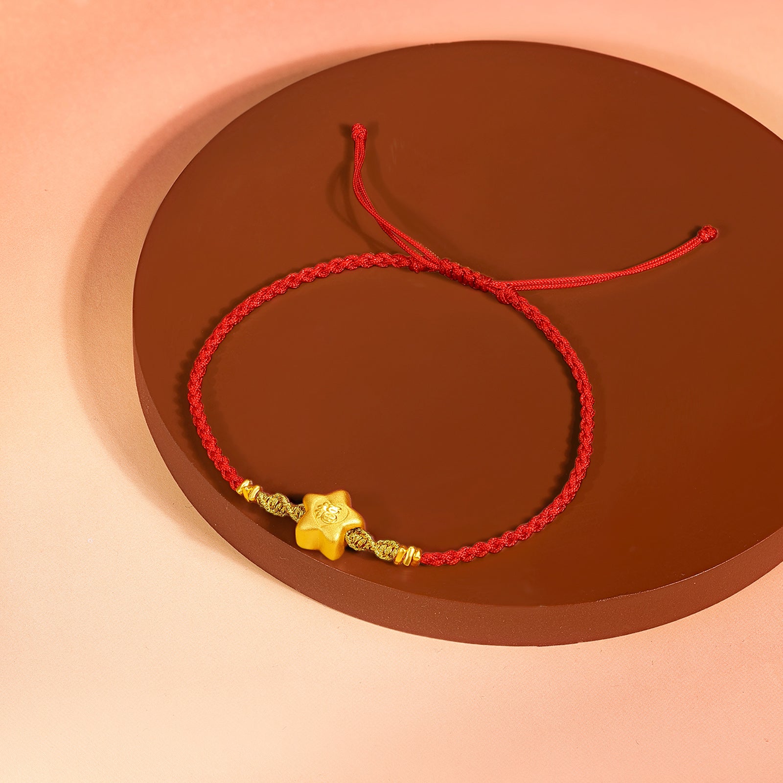 24K Gold Bracelet 0.8-1.1g Fu A1712697