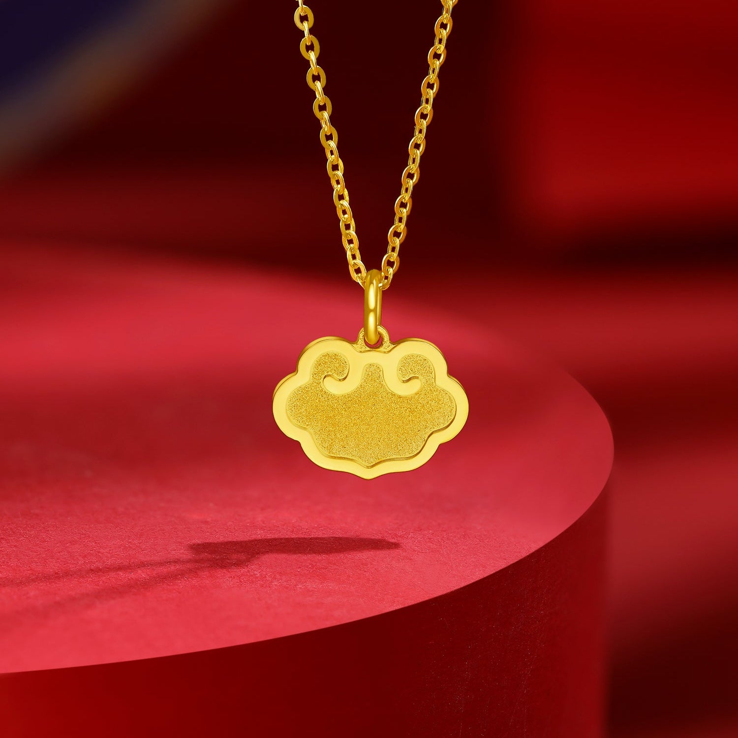 24K Gold Pendant 0.9-1.2g Ruyi 如意 A0411482