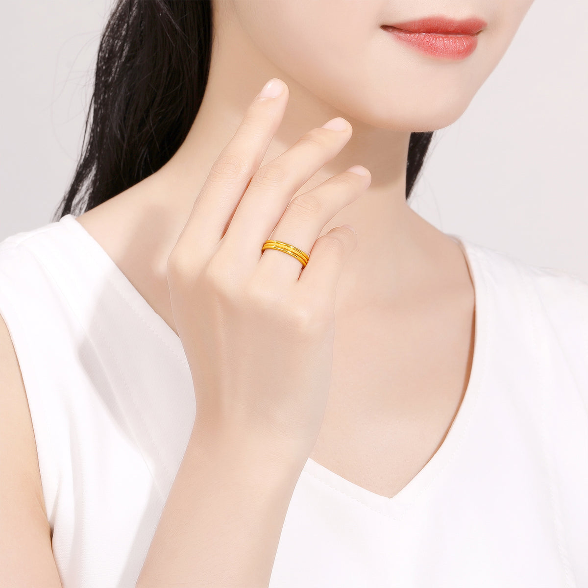 999 24K Gold Ring 1.2-1.6g AA015510