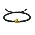 'Year of the Horse' 24K Gold String Bracelet Horse 0.6-0.9g 13cm-19cm A1715524