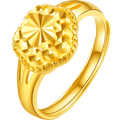 999 24K Gold Ring Flower 5.5-6g AA013070