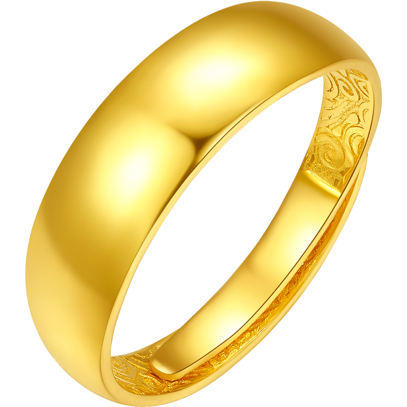 999 24K Gold Ring 4.2-4.7g AA016747