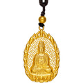 'Antiquity Gold' 999.9 24K Gold Pendant Necklace Buddha 4.8-5.3g AA043863