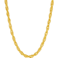 999 24K Gold Necklace 4.6-5.3g AA052173