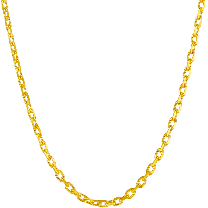 999 24K Gold Necklace 3.8-4.3g AA052174