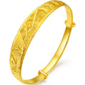 999 24K Gold Bangle Bracelet Phoenix 38-41g AA107521
