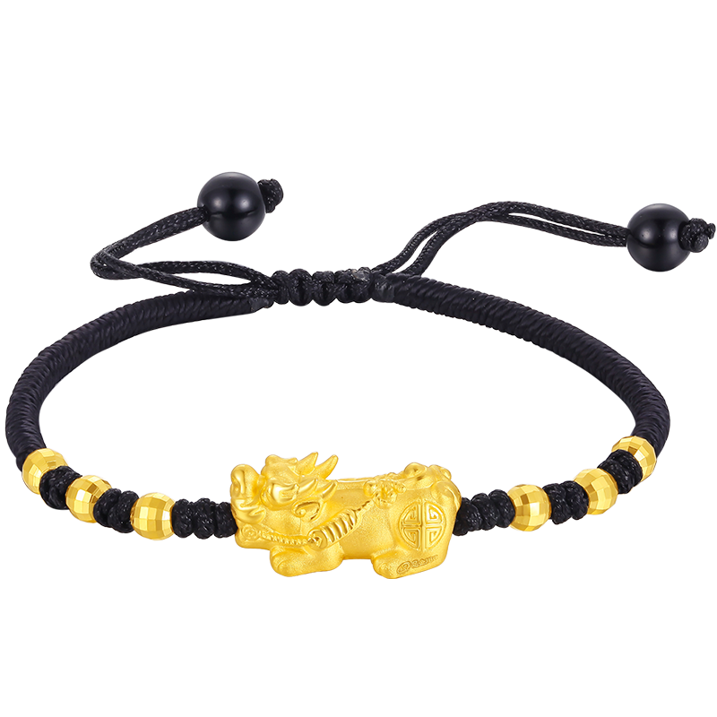   24K Gold String Bracelet              Pixiu 1.5-1.8g AD171329