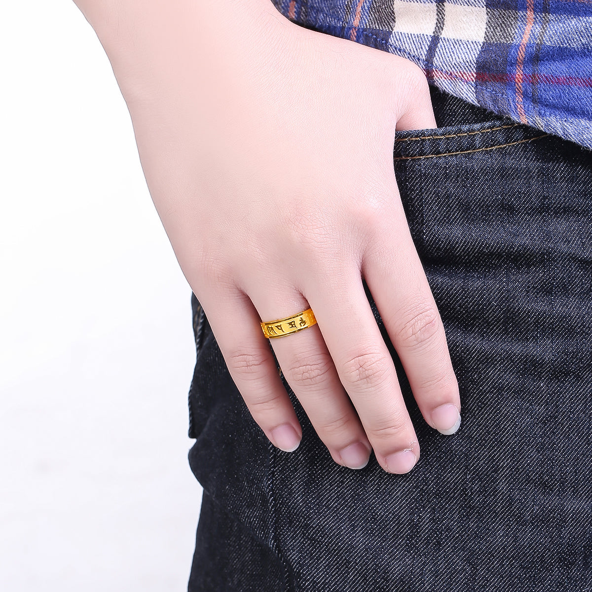 999 24K Gold Ring 5.7-6.2g AB010050