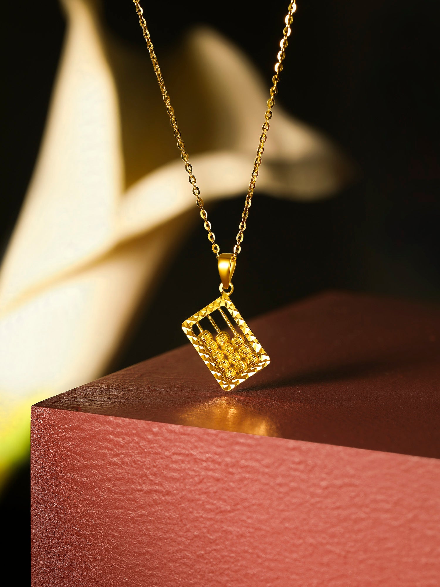 "infinite" 24K Gold Pendant 1.17-1.67g A049605
