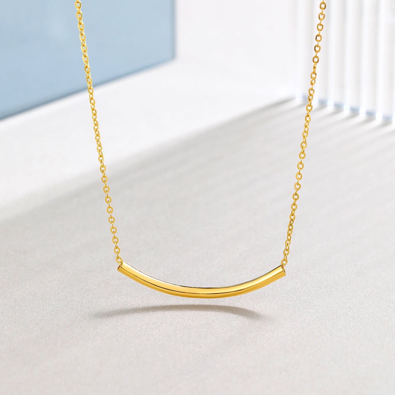 "infinite" 24K Gold Pendant Necklace 2.6-2.9g A069740