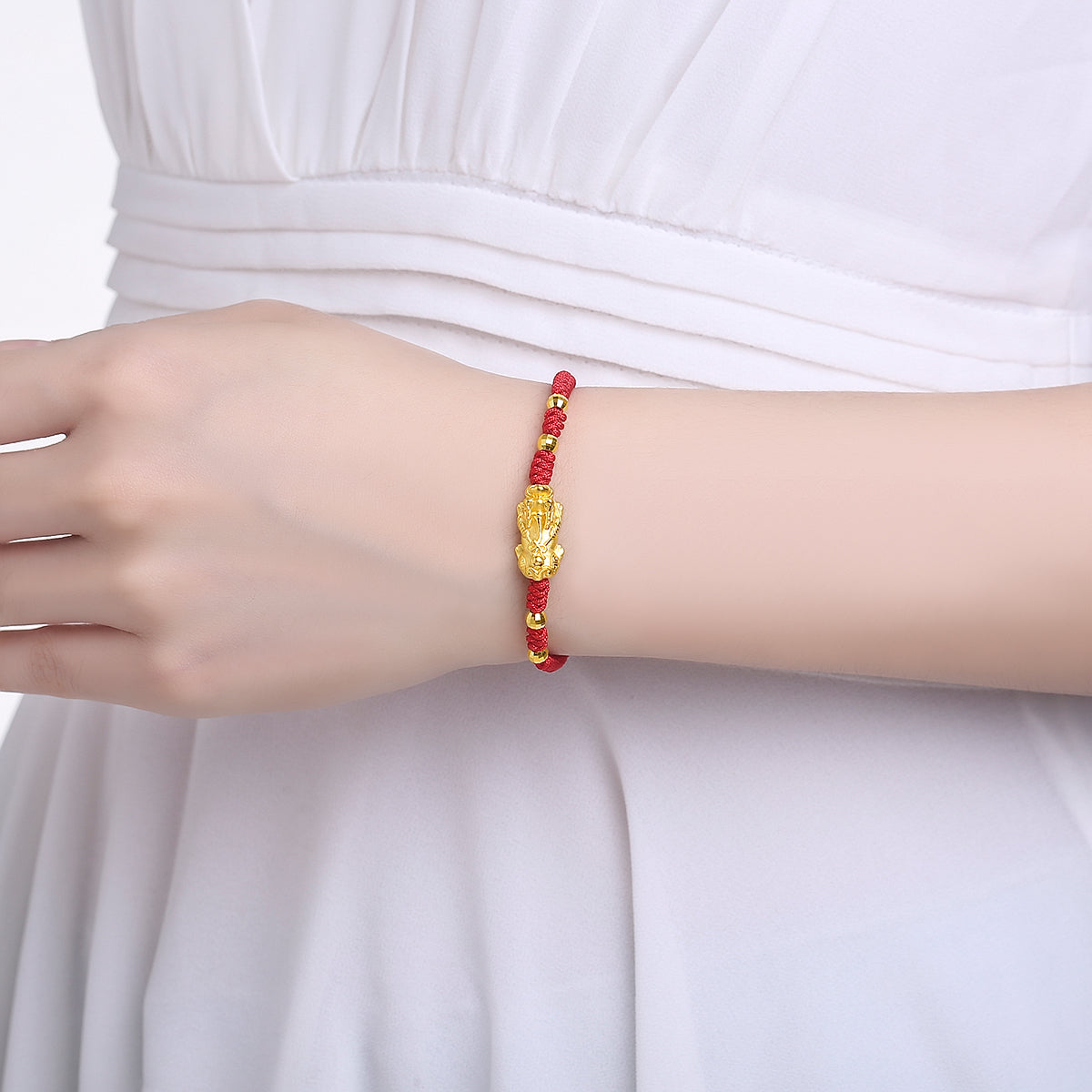   24K Gold String Bracelet              Pixiu 1.3-1.5g AD171270