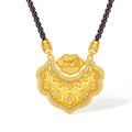 "Chinese Culture Collection - Dan Qing"999 24K Gold pendant 0.0053ct 0.003ct Ruyi 31-36g W0449937