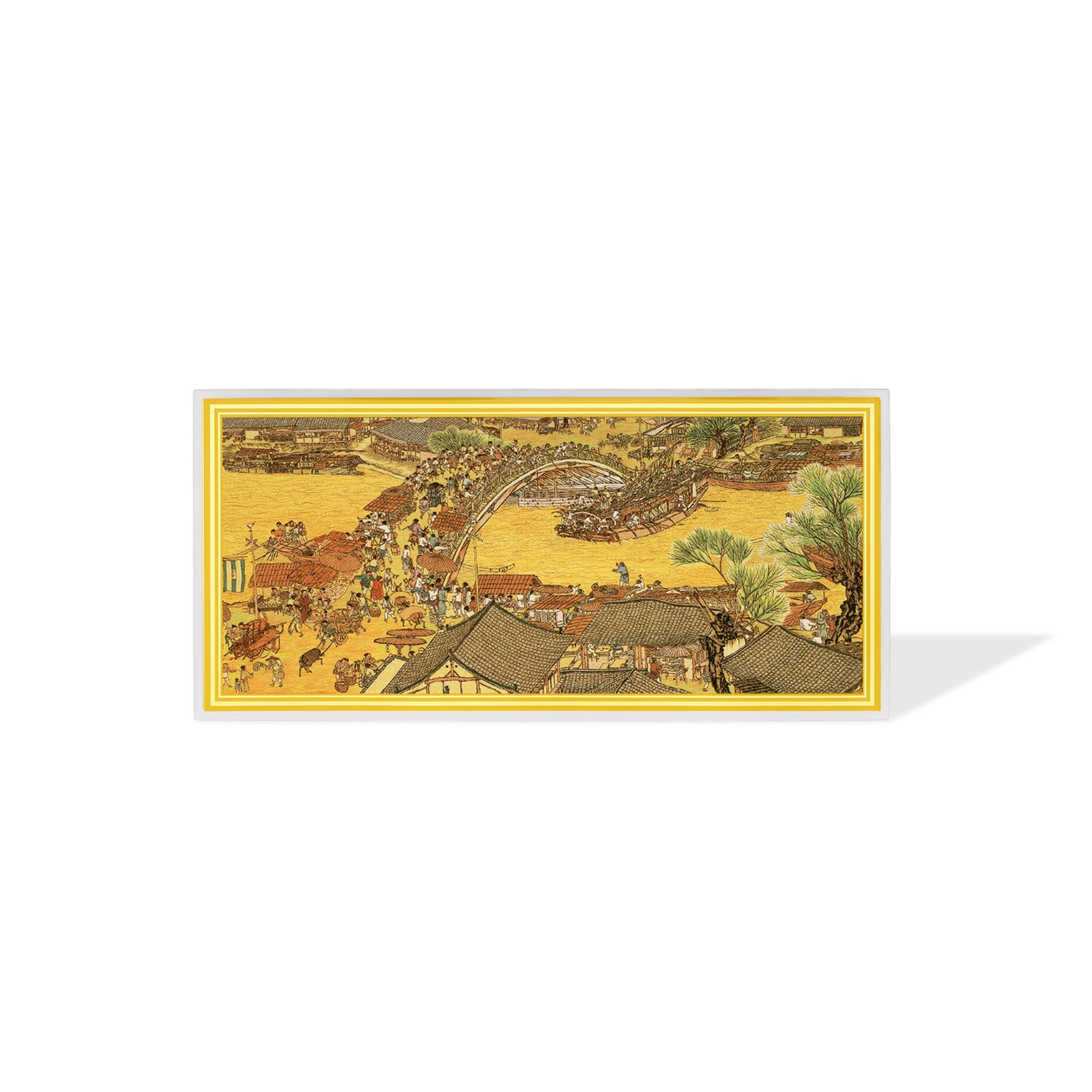"Chinese Culture Collection - Dan Qing" 999 24K Gold Ingot Along the River During the Qingming Festival 0.01g A1836232