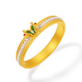 "Chinese Culture Collection - Dan Qing"999 24K Gold Bangle Bracelet 0.003ct 3mm Butterfly 56-63g W1049939