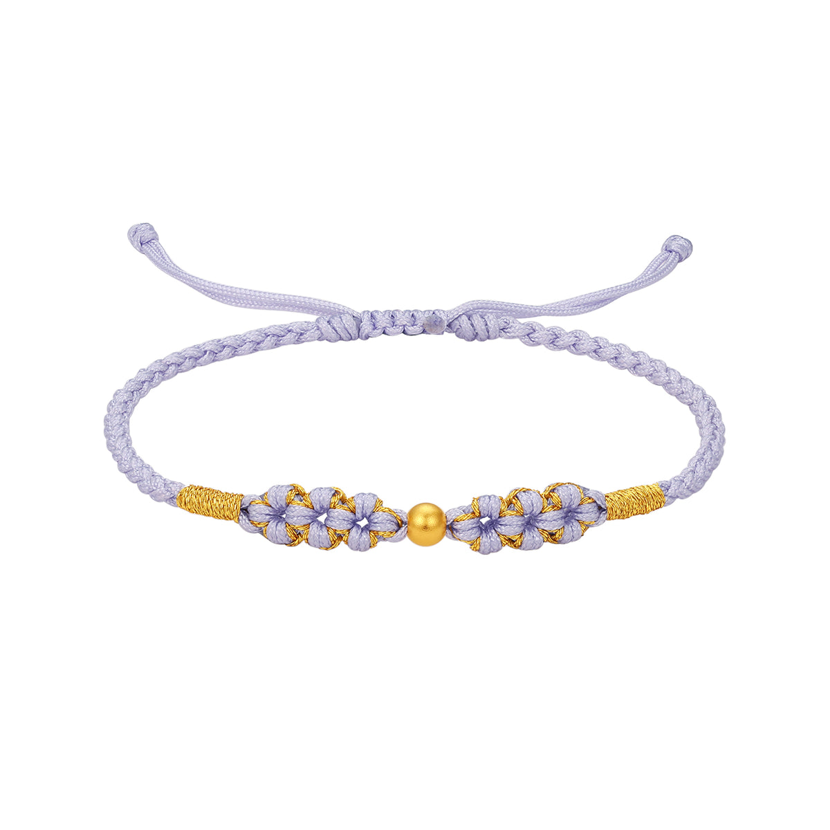 24K Gold String Bracelet 0.15-0.25g A1734776