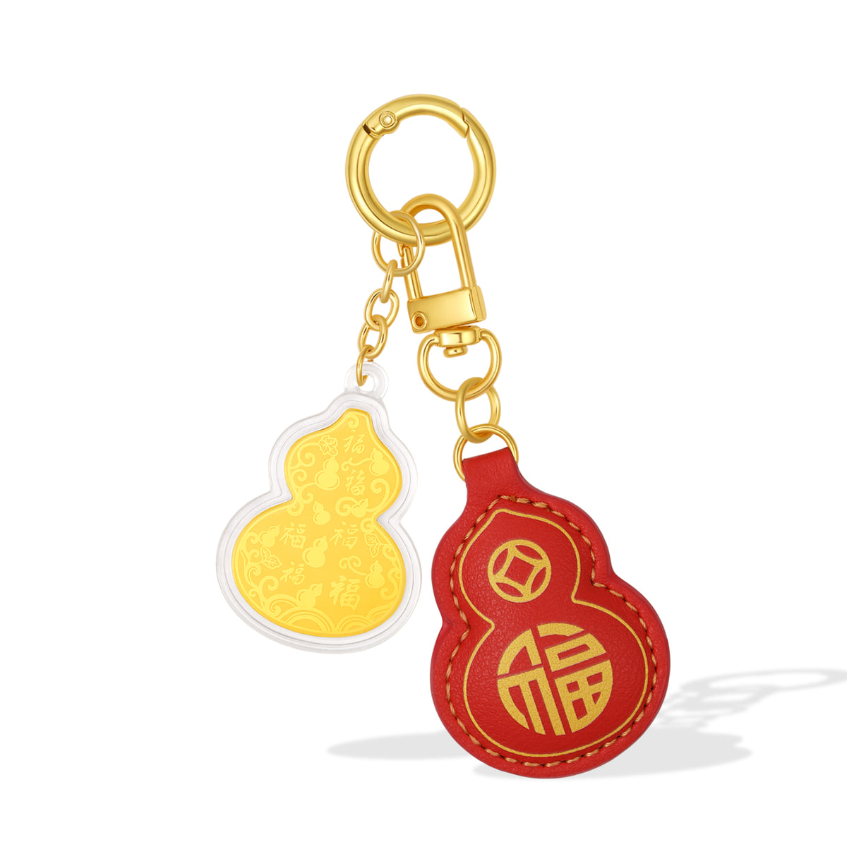 999 24K Gold Amulet Gourd 0.002g A2550103