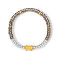 "Chinese Culture Collection - Dan Qing" 999 24K Gold Beaded Bracelet Crystal 5.9-6.4*3.3-3.7mmmm Diamond 0.0056ct Crystal 4.5-7g J1950063