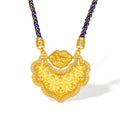 "Chinese Culture Collection - Dan Qing"999 24K Gold pendant 0.0043ct Ruyi 31-36g W0449932