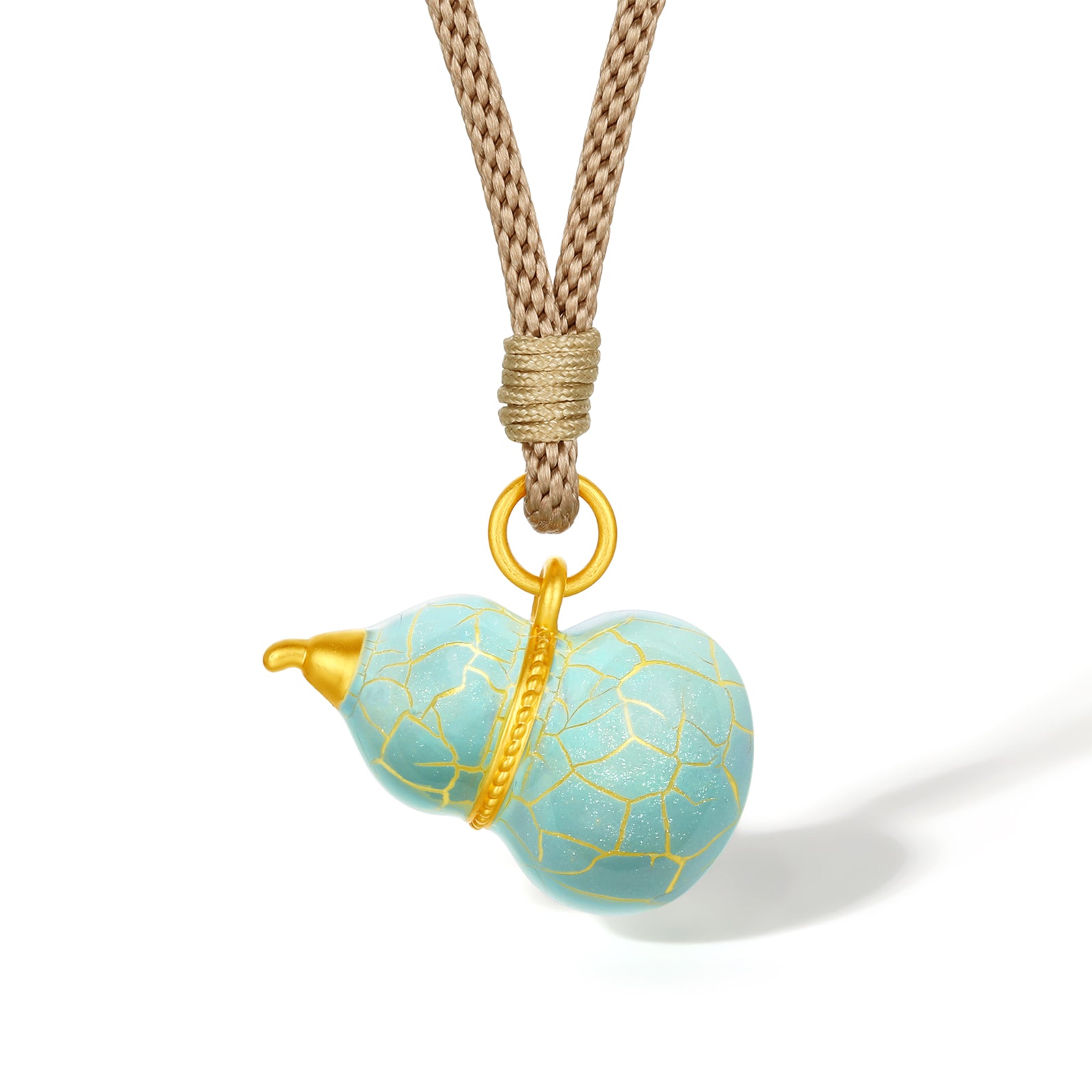 "Chinese Culture Collection - Ru Ware" 24K Gold Pendant Gourd 1.4-1.6g A0448067