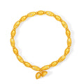 "Chinese Culture Collection - Dan Qing" 24K Gold Beaded Bracelet Diamond 0.0086ct Lotus Seedpod 25.2-30.2g W1936316