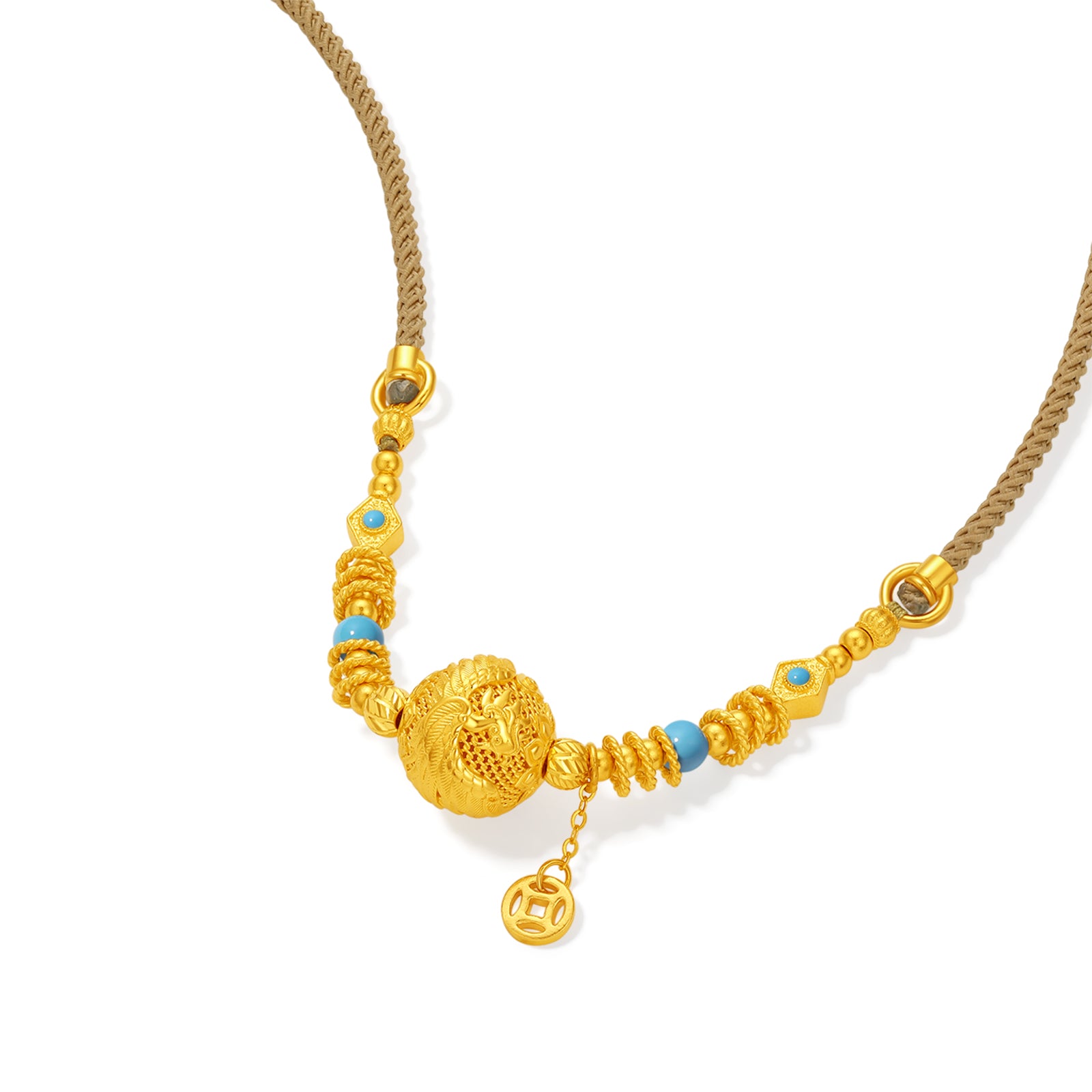 「中華文化珍藏 - 木雕」24K 黃金吊墜 8.8-11.8克 A0448138