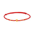 999 24K Gold String Bracelet 0.9-1.25g A1745649