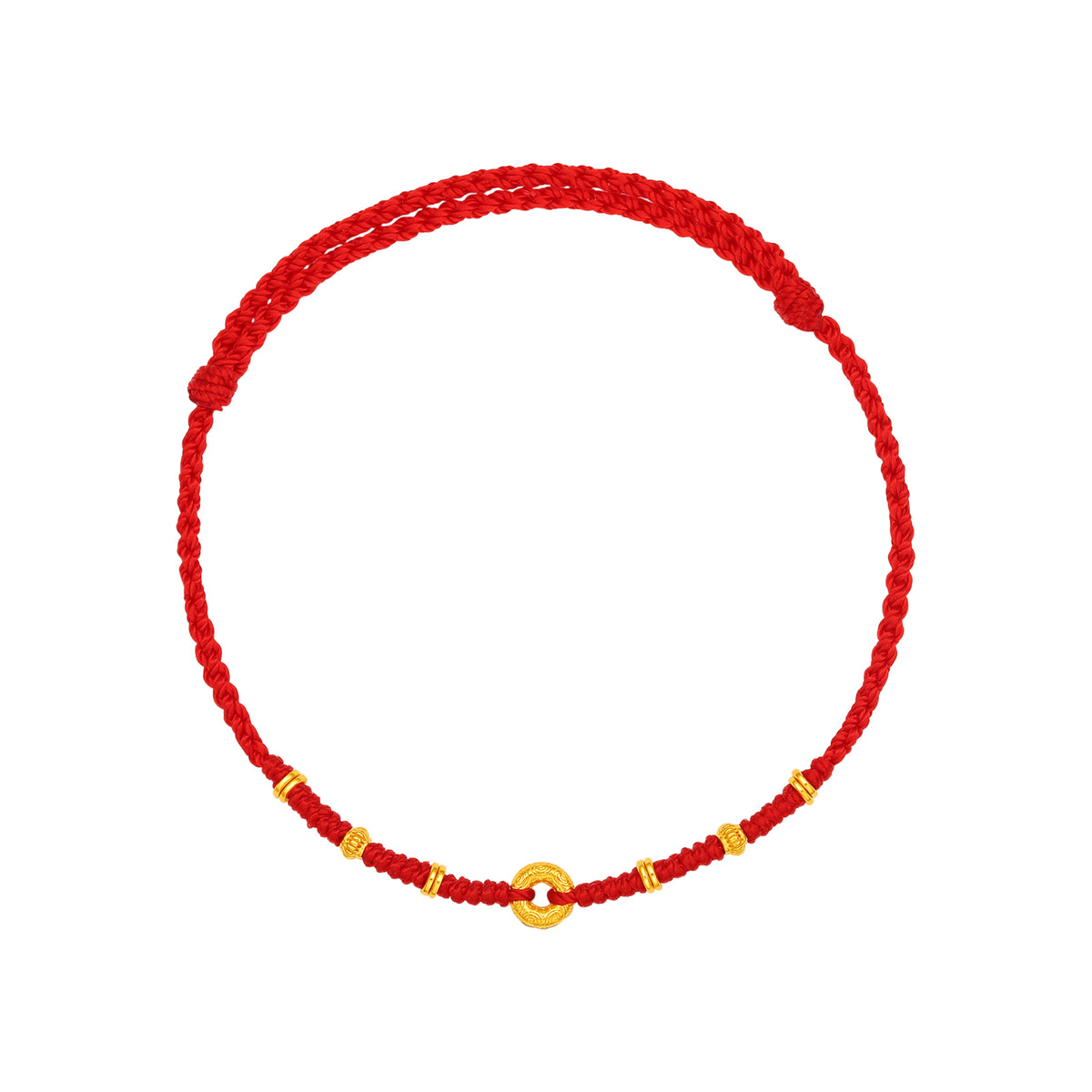 999 24K Gold String Bracelet 0.9-1.25g A1745649