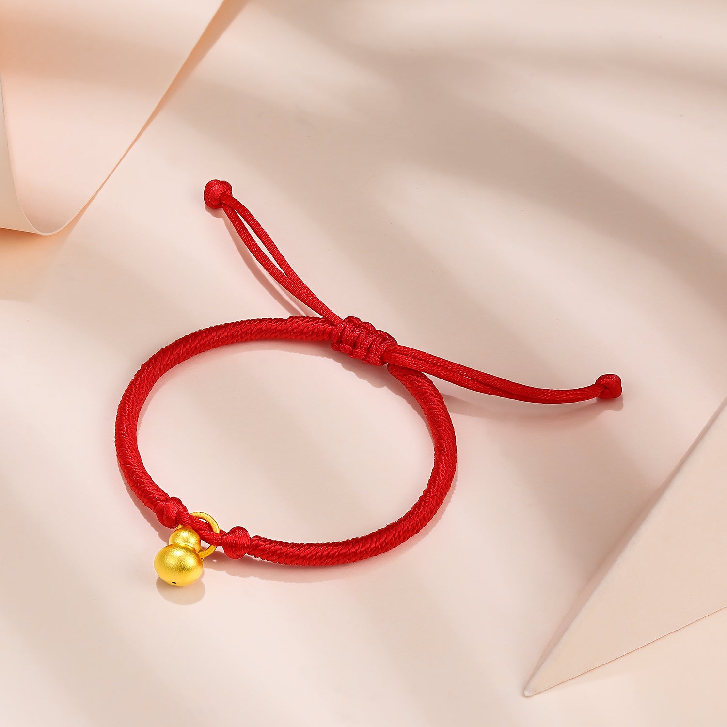   24K Gold String Bracelet              Gourd 0.4-0.7g AD177714