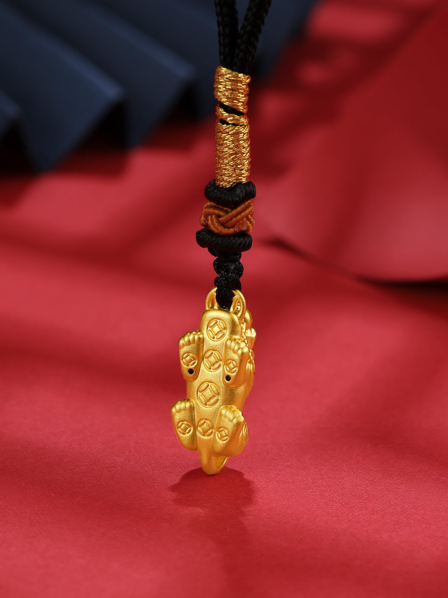 24K Gold Pendant Pixiu 1.1-1.4g A049823