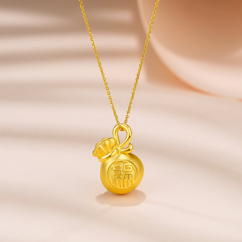   24K Gold Pendant              Fortune Bag 1.1-1.4g AE046952