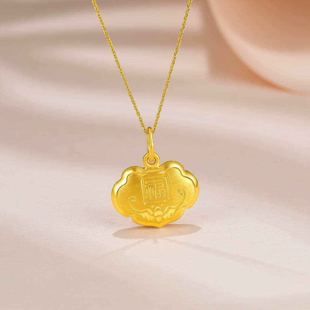 999.9 24K Gold Pendant 1-1.49g Ruyi 如意 AB047504