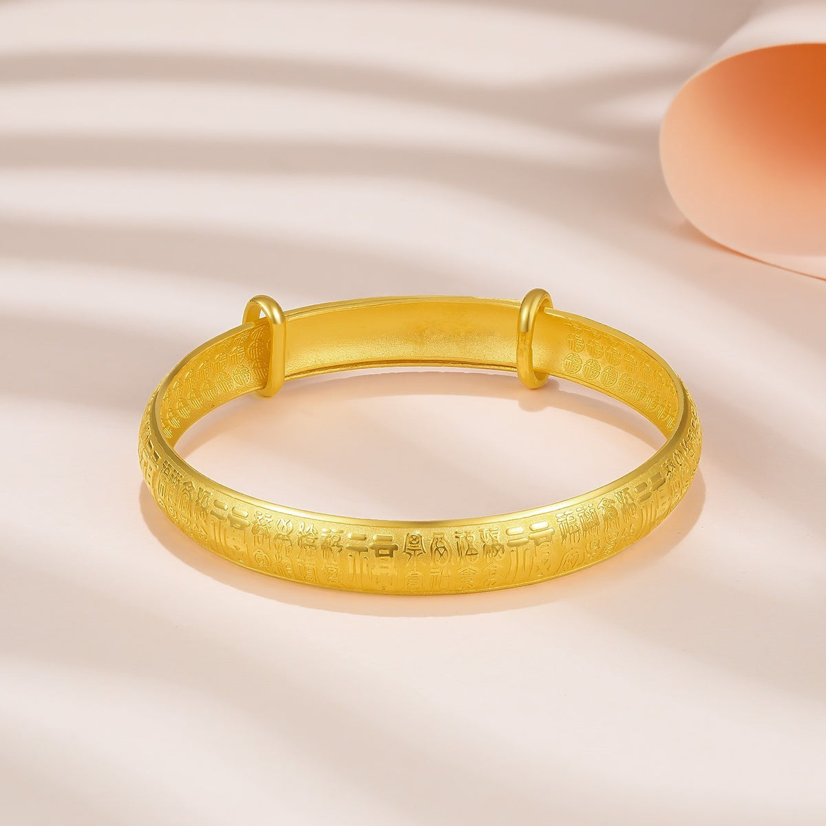 999 24K Gold Bangle Bracelet Fu 33-36g AA107522