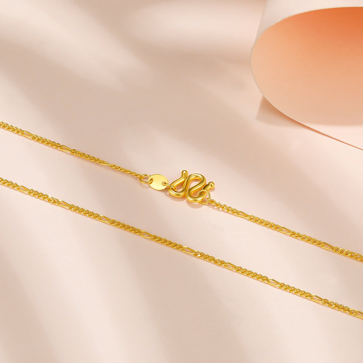 999 24K Gold Necklace 2.7-3.5g A057953