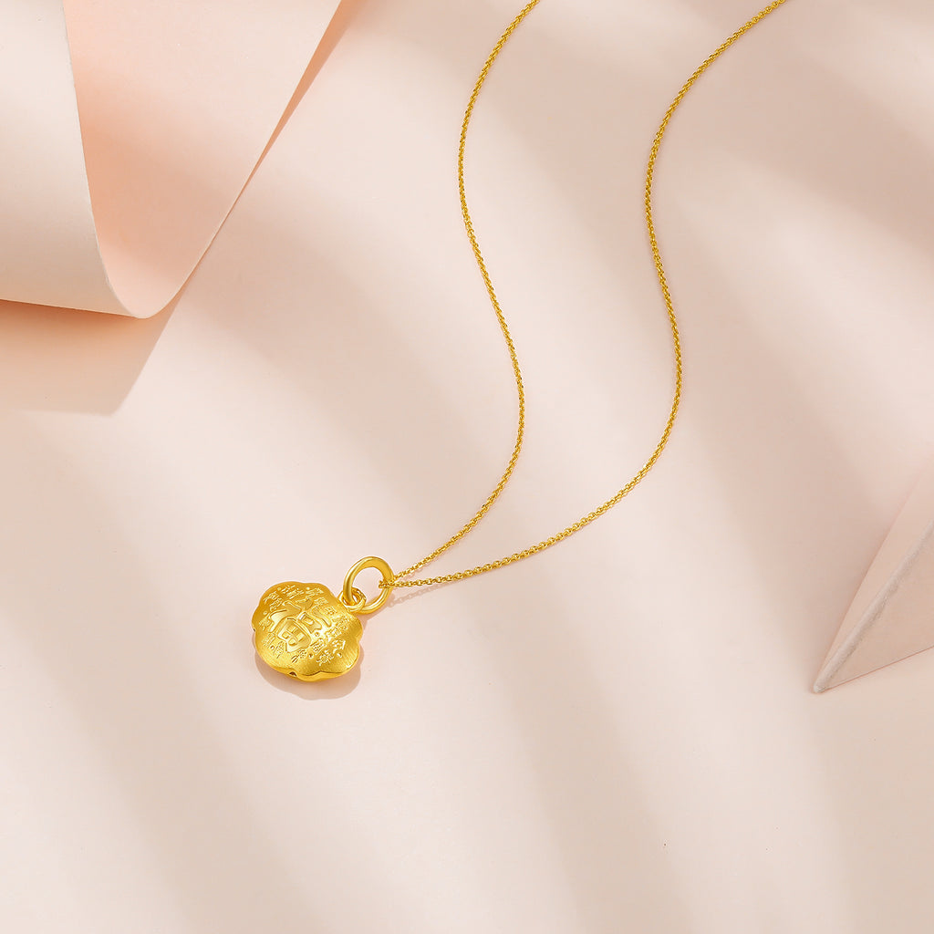 999.9 24K Gold Pendant 1-1.49g Ruyi 如意 AB047503