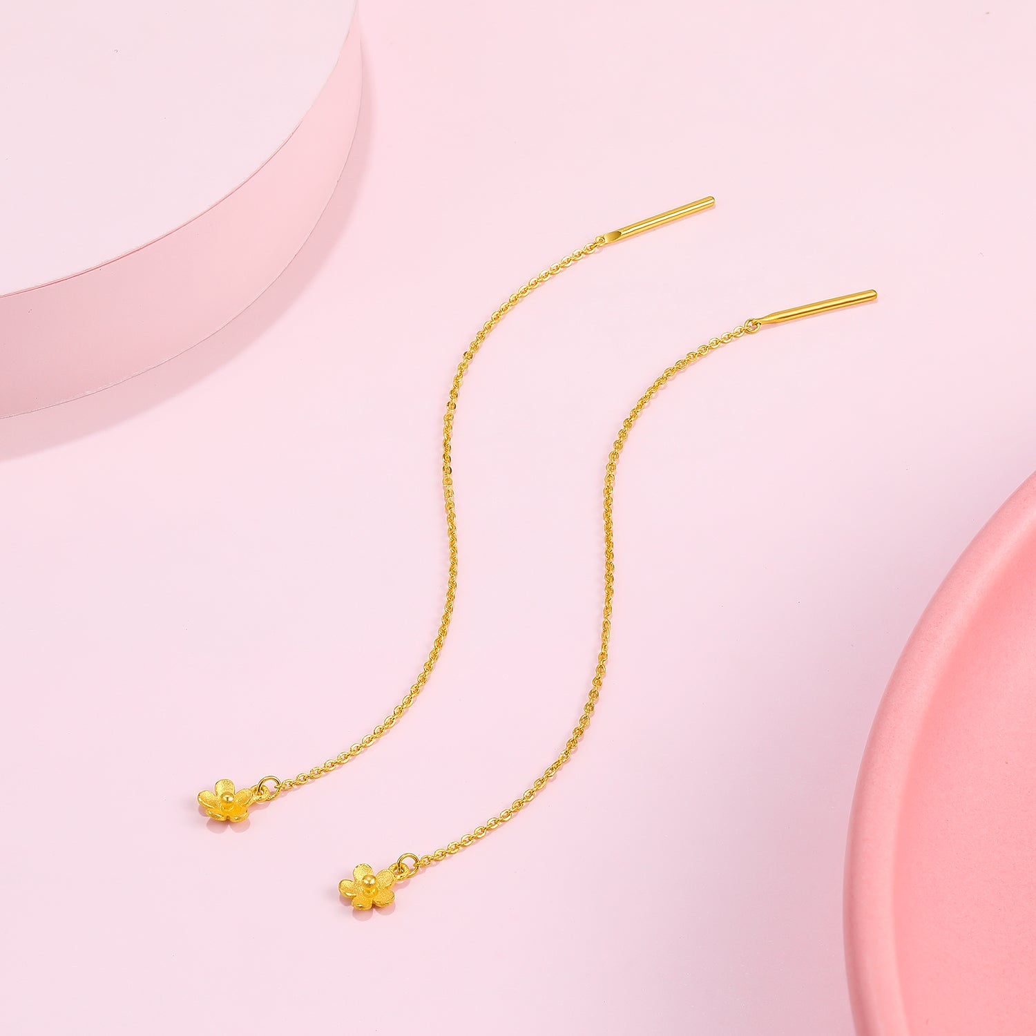   999 24K Gold Earrings              Flower 0.9-1.5g AB097872