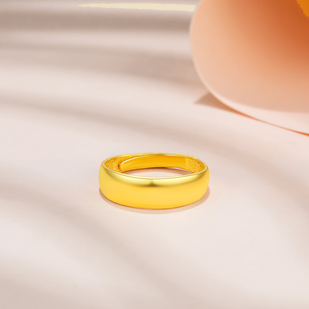 999 24K Gold Ring 4.2-4.7g AA016747