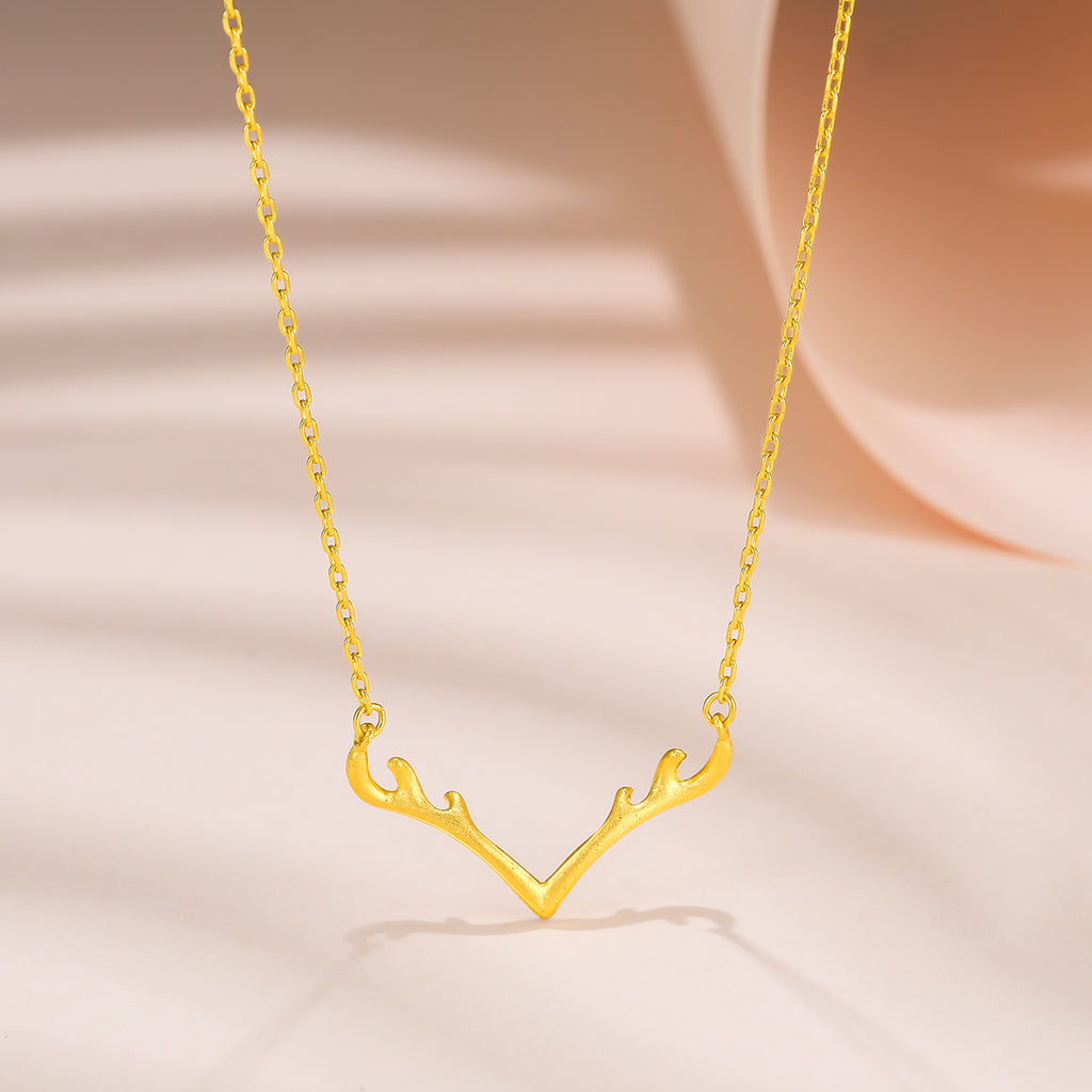 999 24K Gold Pendant Necklace 4.1-4.8g AA066595