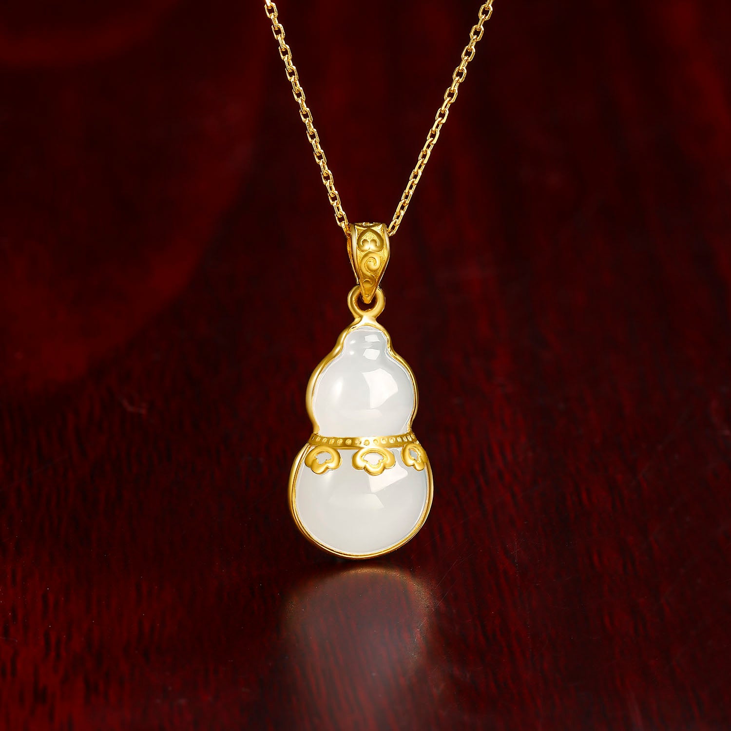   24K Gold Pendant   15*9*4.5mm         Gourd 0.6-0.8g AAYB046211