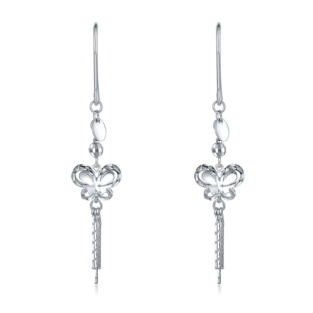 950 Platinum Earrings Butterfly 2.8-3.2g PT094770
