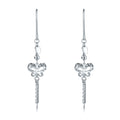 950 Platinum Earrings Butterfly 2.8-3.2g PT094770