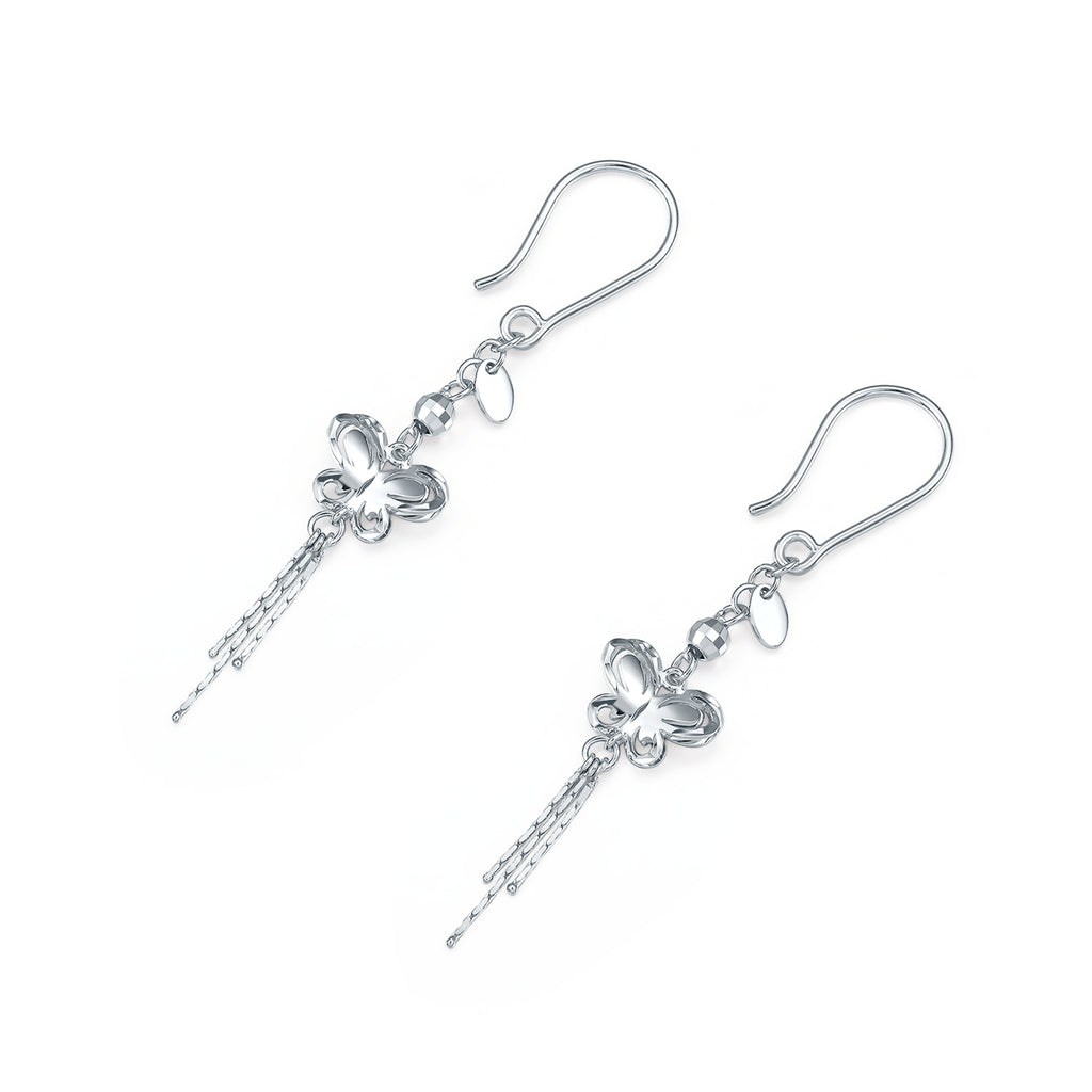 950 Platinum Earrings Butterfly 2.8-3.2g PT094770
