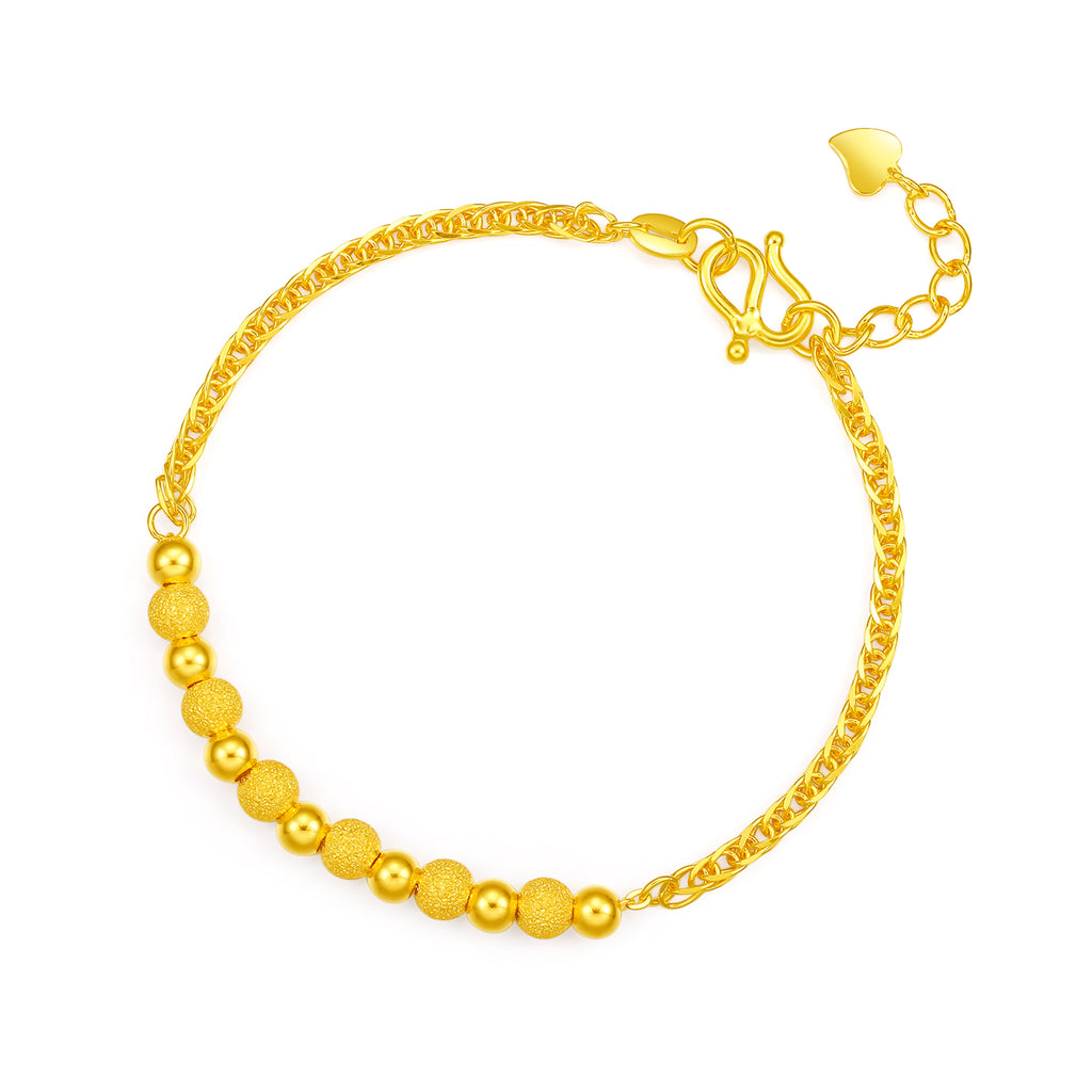 999 24K Gold Chain Bracelet 6-6.5g AA071575